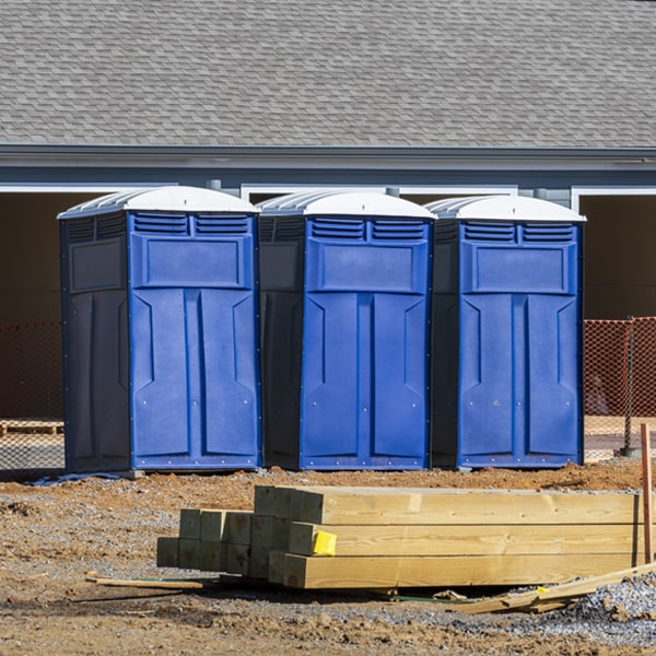 how can i report damages or issues with the portable toilets during my rental period in Lewisburg Pennsylvania